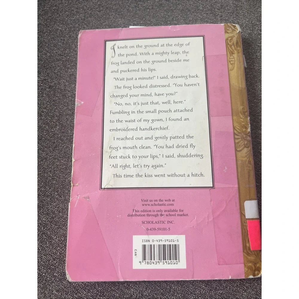 Scholastic The Frog Princess Book Kids OS Pink E.D. Baker Paperback 0439591015